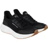 8000kicks The Hemp Runner Sneaker In Black And White