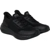 8000kicks The Hemp Runner Sneaker In Full Black