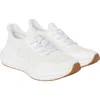 8000kicks The Hemp Runner Sneaker In White Beige