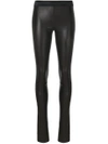 DROME STRETCH LEATHER TROUSERS,DPD1017SD104612240210