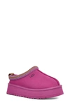 Ugg Tazz Womens Embroidered Slip On Slide Slippers In Mangosteen