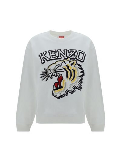Kenzo Varsity Jungle Tiger 棉卫衣 In White