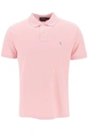 Polo Ralph Lauren Pink Polo Shirt With Pony Detail On The Front In Pink