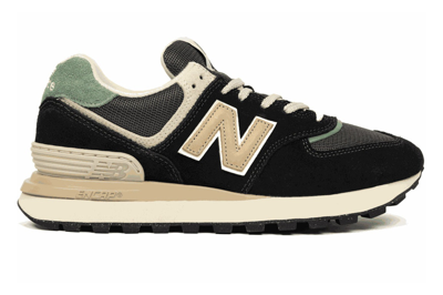 Pre-owned New Balance 574 Legacy Black Tan Green In Black/tan/green