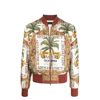 Amiri Rum Label Silk Twill Bomber Jacket