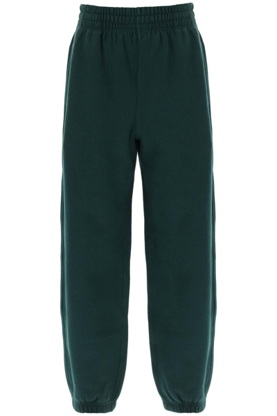 Burberry Heavy Cotton Sweatpants In Green