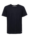 Jil Sander Man T-shirt Midnight Blue Size Xl Cotton In Azul Oscuro