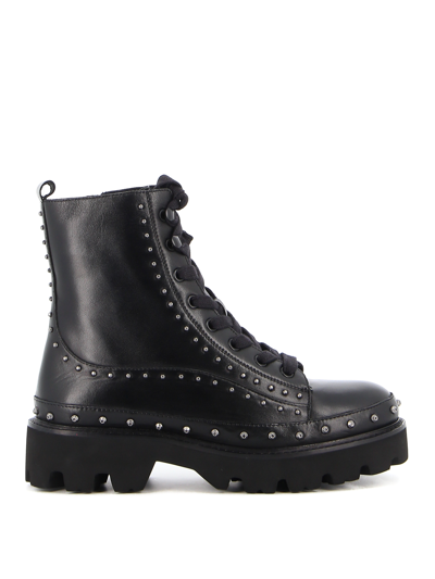 Pinko Cingoli 1 Combat Boots In Black