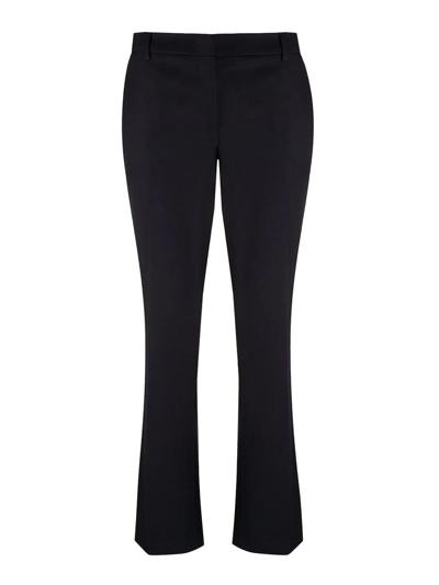 L'autre Chose Id-rise Cropped Trousers In Blue