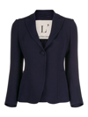 L'autre Chose Slim Fit Blazer In Dark Blue
