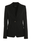Pinko Gianburrasca Blazer In Nero Limousine