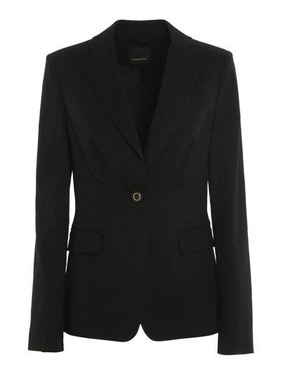 Pinko Gianburrasca Blazer In Nero Limousine