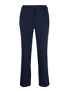 L'autre Chose L'autrechose Cropped Tailored Trousers In Blue