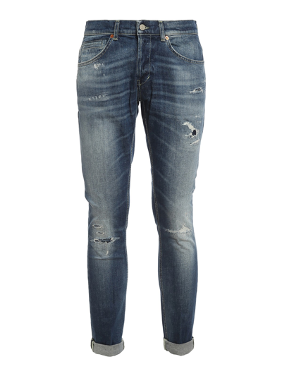Dondup George Skinny Jeans In Medium Wash
