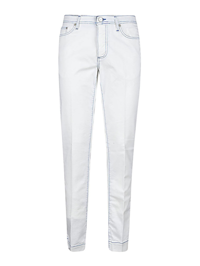 Sartorio Cotton Trousers In White