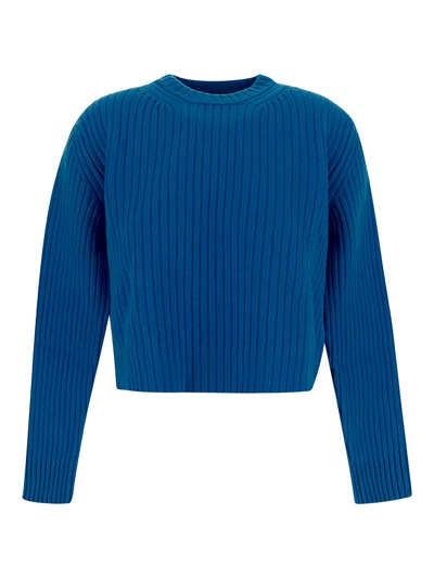 Laneus Sweater Turquoise In Light Blue