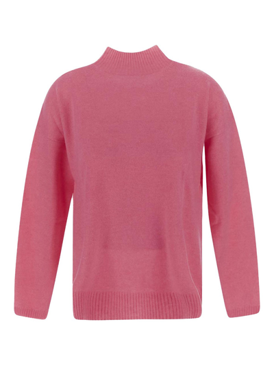 Malebolge Viii Knit Mockneck Sweater In Pink