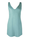 P.a.r.o.s.h Abito Con Scollo A V In Light Blue