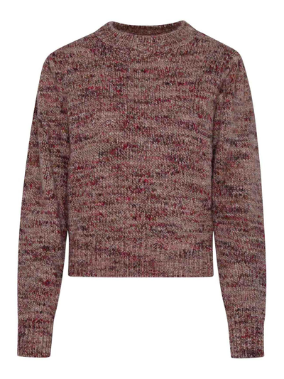Isabel Marant Pink Wool Blend Pleany Sweater In Nude & Neutrals