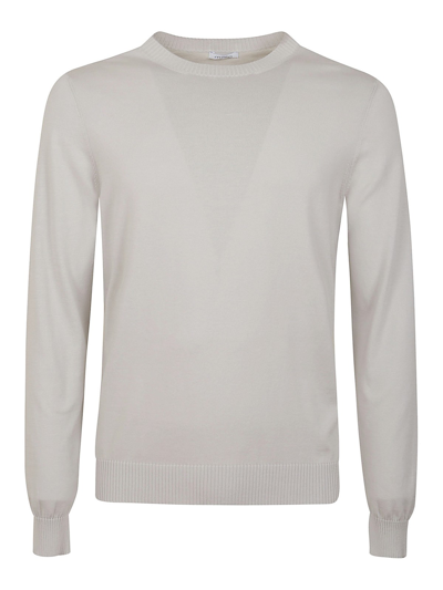Malo Round-neck Jersey In Gris Claro