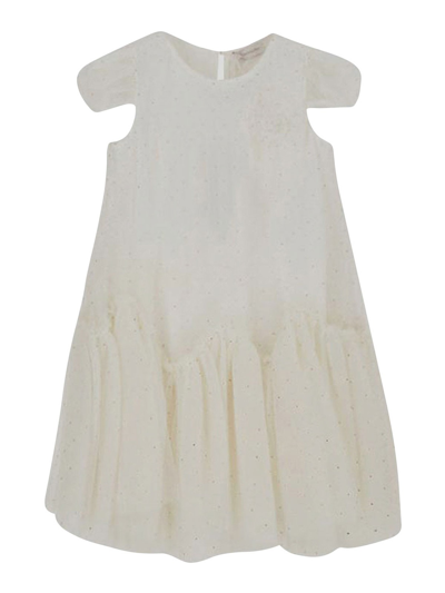 Monnalisa Kids' White Dress