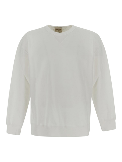 Ten C Crewneck Sweatshirt In White