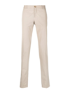 Incotex Trousers With Belt Loops And Pockets In Pink