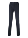 Incotex Trousers Back Pockets Belt Loops Side Pockets In Blue
