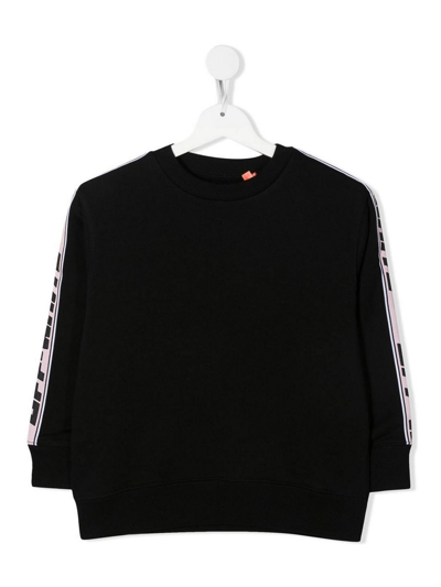 Off-white Kids' Logo Band Sweatshirt In Black