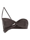 Jacquemus Women Le Bandeau Espelho Top In Brown
