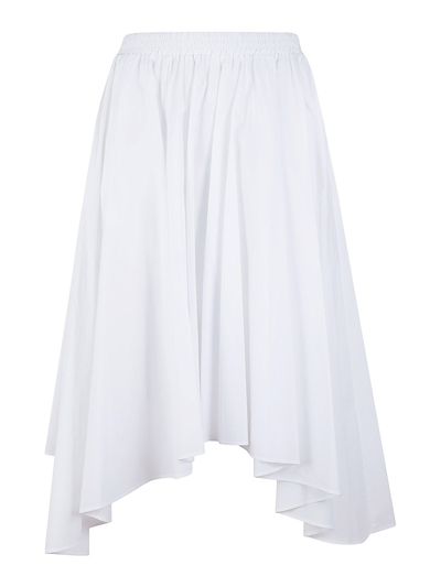 Michael Kors Midi Skirt In White