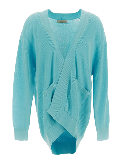 Laneus Open Cardigan In Blue