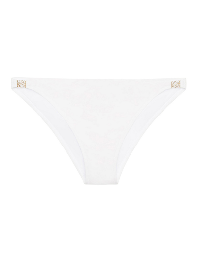 Loewe + Paula's Ibiza Embellished Bikini Briefs In White