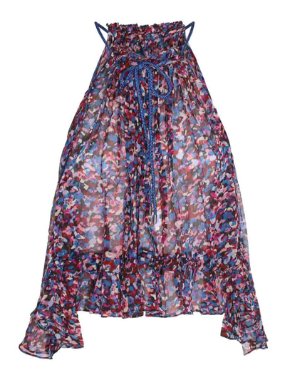 Isabel Marant Étoile Marant Étoile Woman Top Mauve Size 8 Viscose In Multi