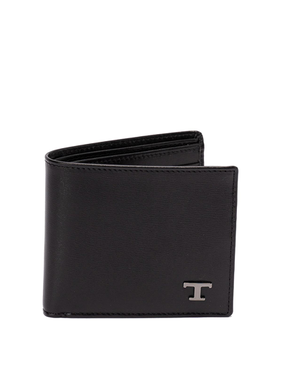 Tod's Leather Wallet In Black