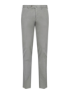 Pt Torino Straight Trousers With Pockets And Loops In Grey