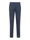 Pt Torino Slim Light Stretch Gabardine Pants In Blue