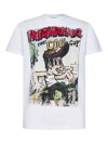 Dsquared2 Cigarette Fit White T-shirt In Blanco
