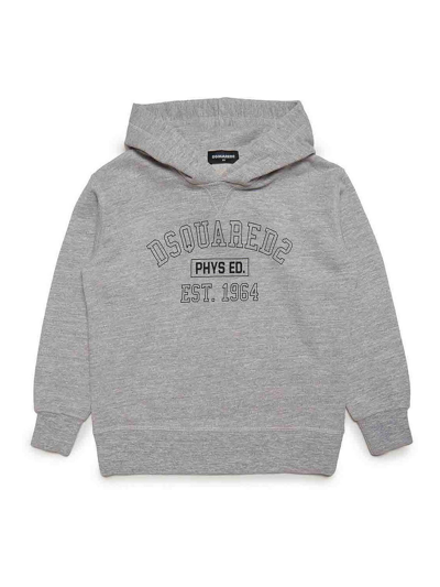 Dsquared2 Kids' Hoodie In Grey