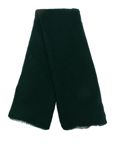 Botto Giuseppe Lightweight Cashmere Scarf In Verde