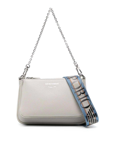 Emporio Armani Mini Shoulder Bag In Grey
