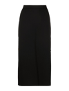 Pinko High-waisted Stretch-jersey Midi Pencil Skirt In Black