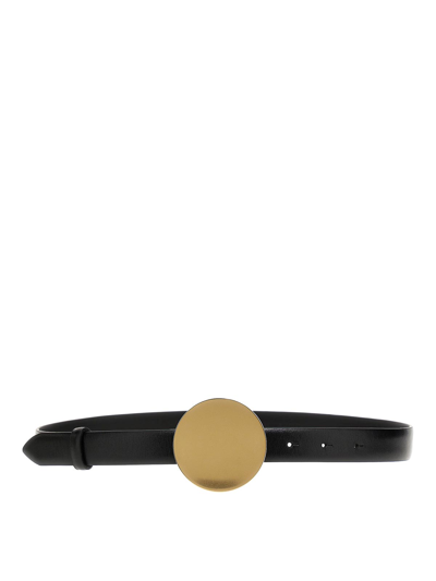 Philosophy Di Lorenzo Serafini Metal Buckle Belt In Black