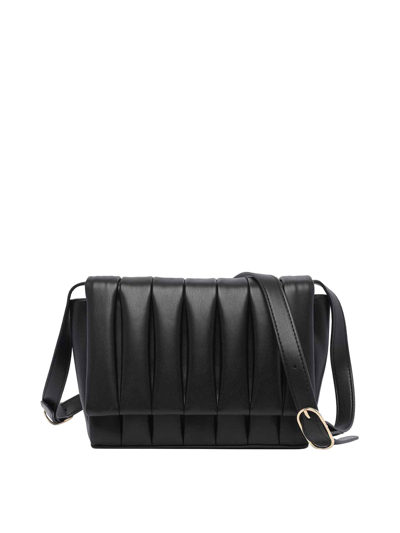 Themoirè Black Feronia Crossbody Bag
