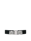 Ferragamo Crystal Embellished Rectangular Hair Clip In Black
