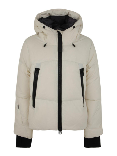 Jg1 Padded Jacket With Hood In White