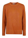 Baserange Base Wool And Cashmere Blend Sweater In Rojo