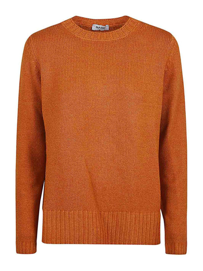 Base Wool And Cashmere Blend Jumper In Rojo