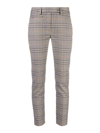 DONDUP PERFECT CHECKED CROP TROUSERS