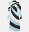 Pucci Iride-print Midi Dress In Multicoloured